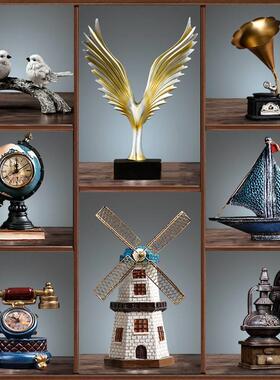 极速复古酒柜电视柜红酒架装饰y摆设摩托车精致简约家居客厅创意