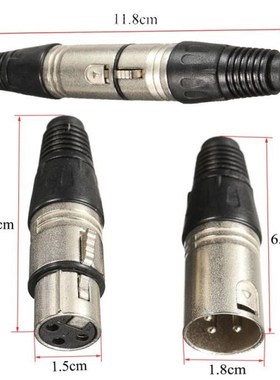 30/20/10 Pairs XLR 3Pin Female MIC Jack PlugP Audio Micropho