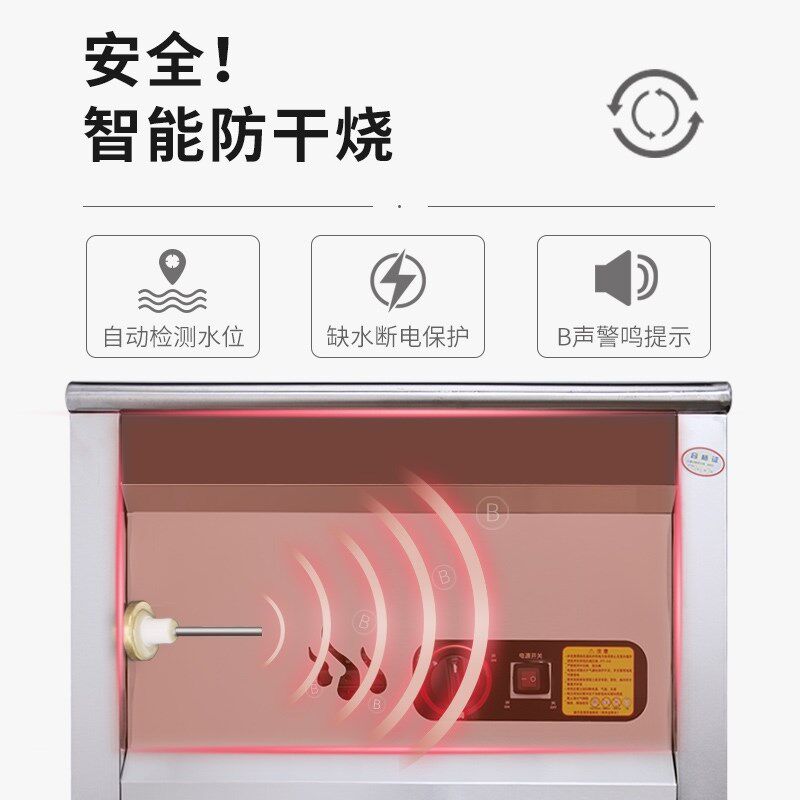 商用燃气蒸包炉电蒸炉包子馒头点心I蒸汽炉肠粉机摆摊防干烧
