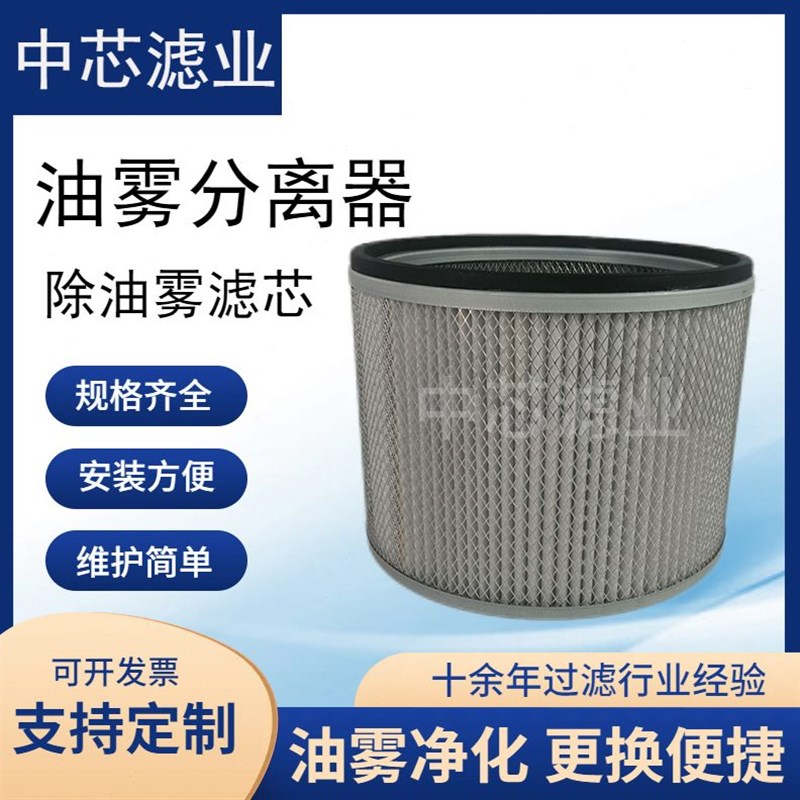 甄选中芯滤业 油雾过滤器滤芯 350X290XQ250油雾风机滤芯