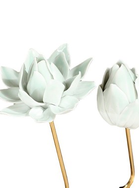 新中式创意玄关摆饰办公室茶x室茶房工艺品欧式风格家居金属工艺