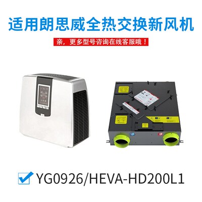 适配朗思威新风YG0926/HEVA-HD200L1过滤网滤芯HD150L1/YYG0926A