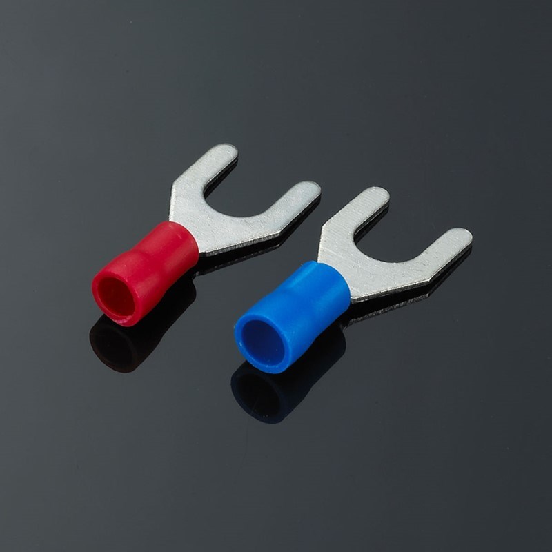 SV1.25-4M叉m形端子/1000只/包/宽边外径8MM 0.7MM紫铜