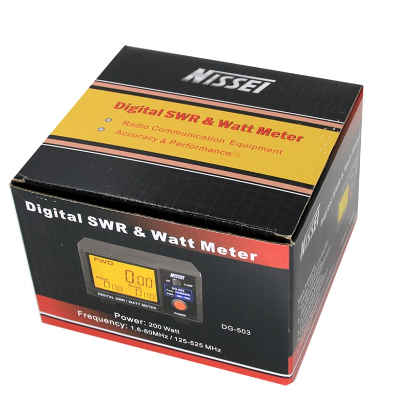 纳胜NISSEI DG-503 大屏幕数位式驻波表 1.6-60MHRz/125-525MHz
