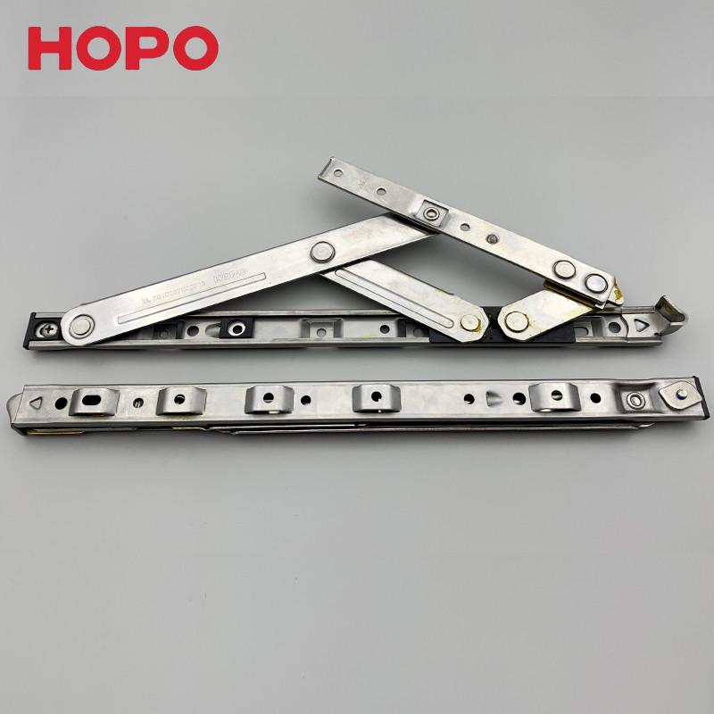 HOPO深圳好博重l型铰链FH05免铣槽滑撑断桥铝合金玻璃窗户四连撑