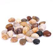 爆款 雨花石铺路石大鹅卵石软石白鹅暖石庭院多肉铺面一件50斤