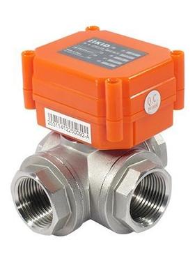 KLD20P 微型卧式电动三通球阀 换向阀