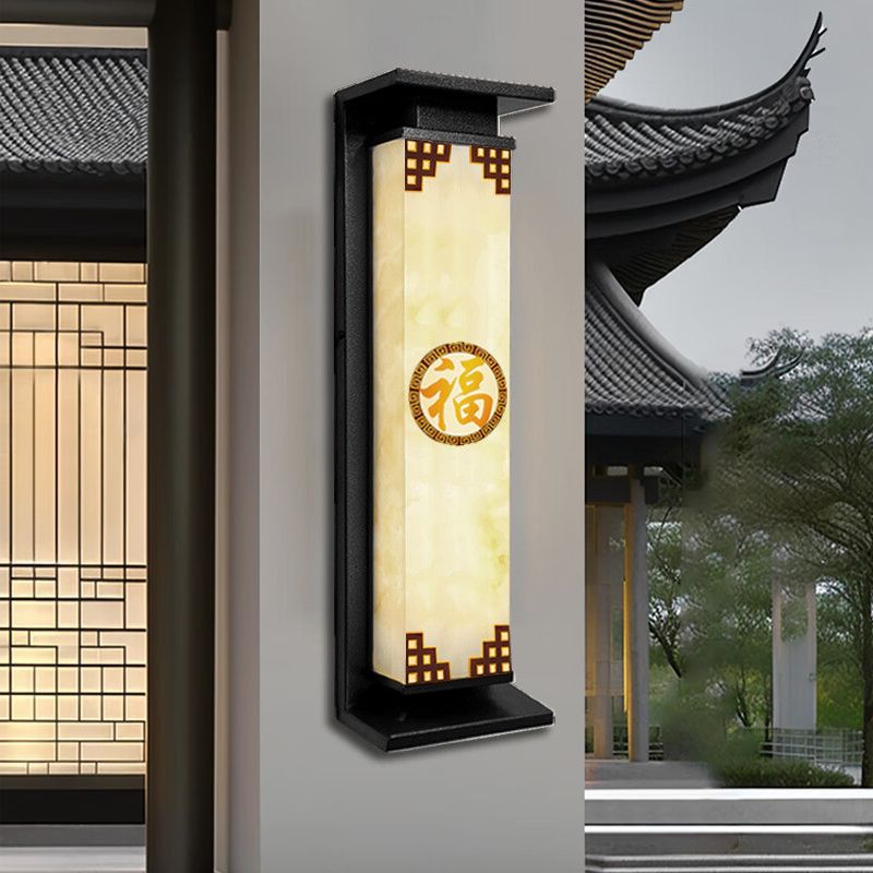 户外壁灯不锈钢长条太阳能庭院别墅围墙过道凉亭大门防水防锈壁灯