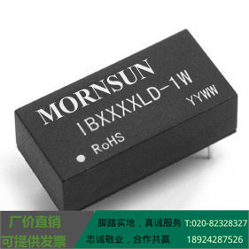 原厂销售:型号:IB0509LS-1W (IB_LS_1W资料) 系列 DC/DC电源模块