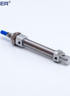 亚德客型SMC型笔形气缸MI20X25-S-CA不锈钢迷你型CD85BN16-100-B