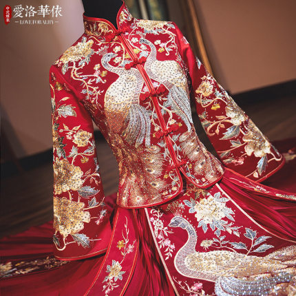 日本品质秀禾服新娘2025新款大码孕妇中式结婚敬酒服抖音龙凤褂嫁