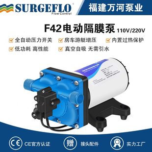水泵房车泵184211系列吸水加压自专用游艇升家用0隔膜泵交流电动V