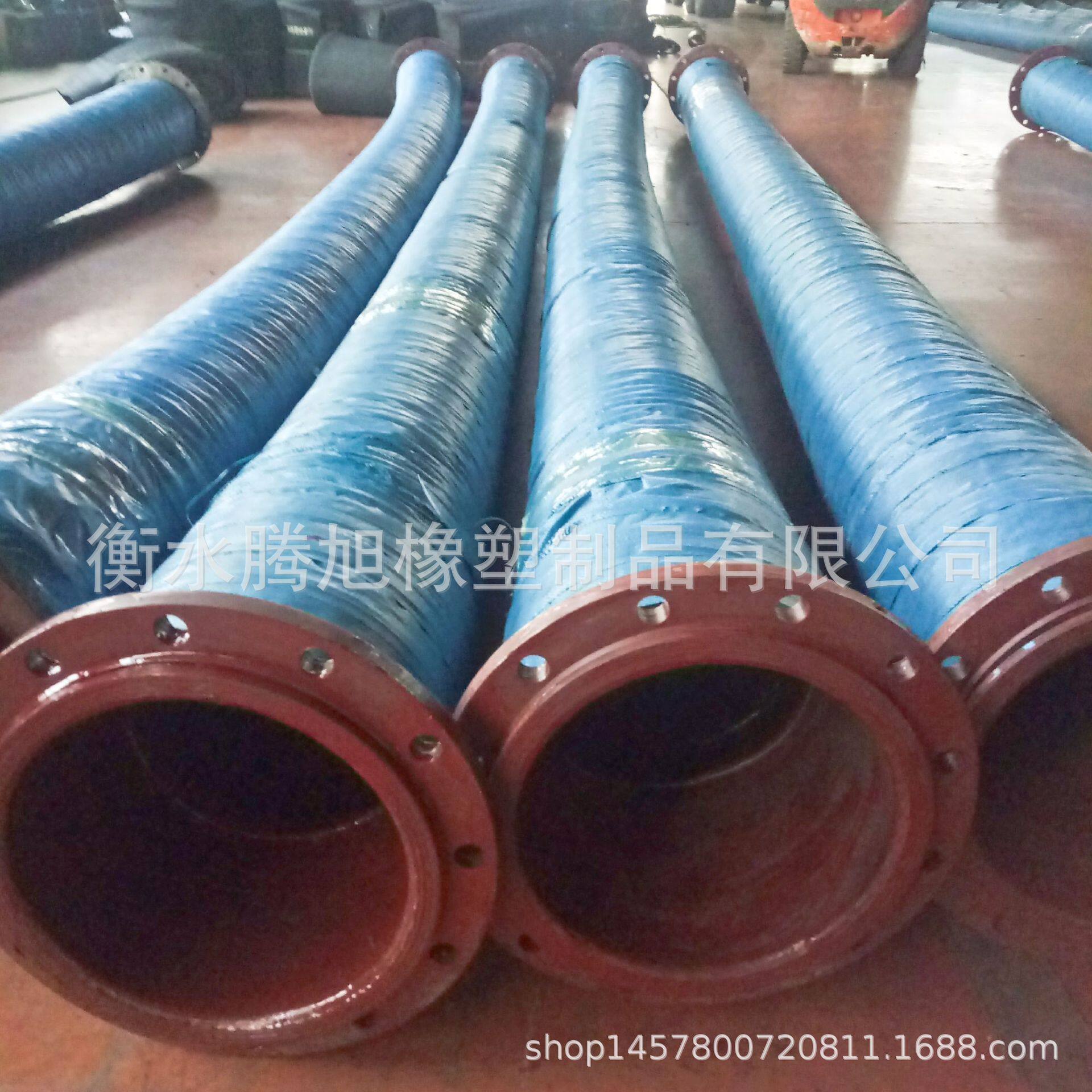 大口径钢丝橡胶软管抗旱排涝吸水胶管埋吸胶管