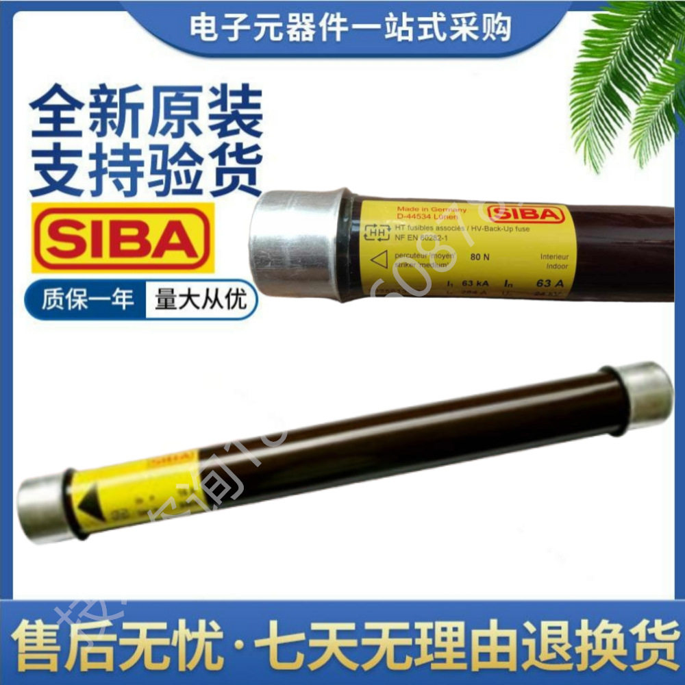 SIBA 3025811 6.3A 10A 20A 25A 32A 43A 50A 63A 高压熔断器