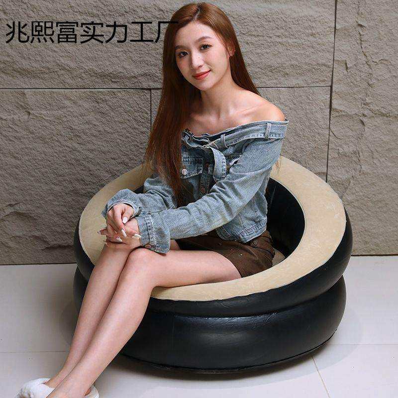 音乐节充气懒人沙发户外露营座椅家用休闲卧室便携靠椅宿舍躺椅