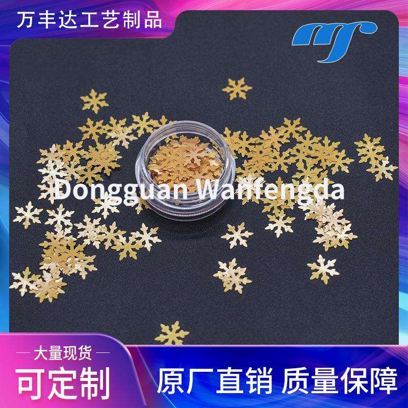 12色异形亮片圣诞装饰美甲眼妆亮片贴片闪光粉专用雪花箭头亮片
