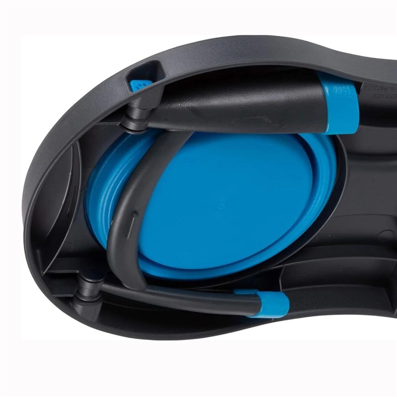 DEXAS狗狗碗折叠碗大号双碗C外出户外喝水宠物支架碗便携防滑