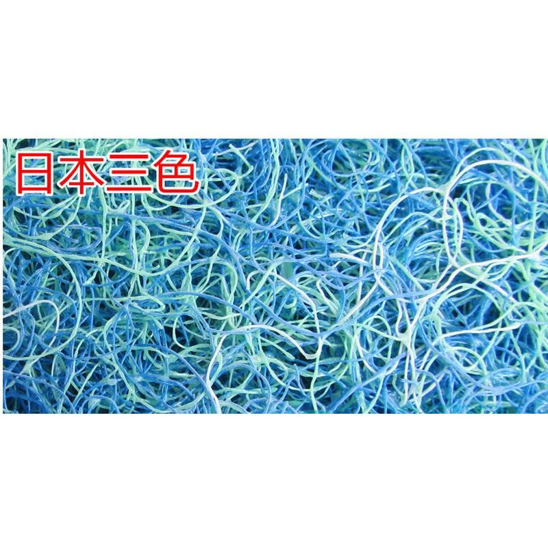 藤型过滤棉生化棉i纯蓝三色鱼池过滤菌棉培腾白色1米*2米*3.8cm
