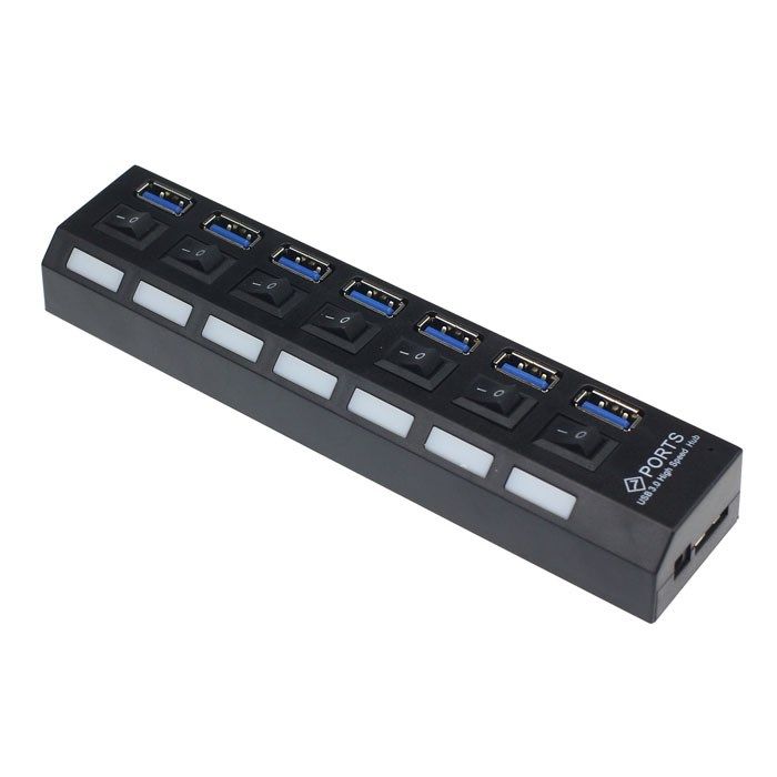7 Port USB 3.0 HUB High Speed With Power Adapter VFor PC Lap,鲜花速递/花卉仿真/绿植园艺,花艺材料,淘宝优惠券,粉丝福利购,淘宝优惠卷