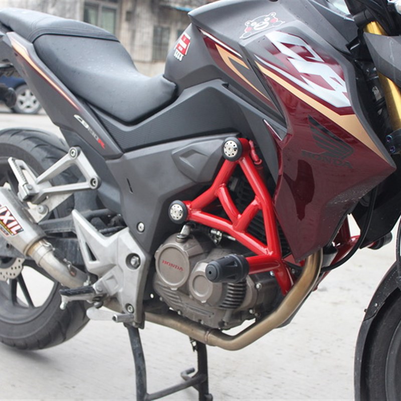 摩界暴锋眼CB190R保险杆猛鸷1x90X改装护杠竞技CBF190R防摔杠改装