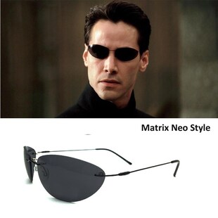 Neo Matrix Style PoIlarized 2020 Sunglasses Titanium