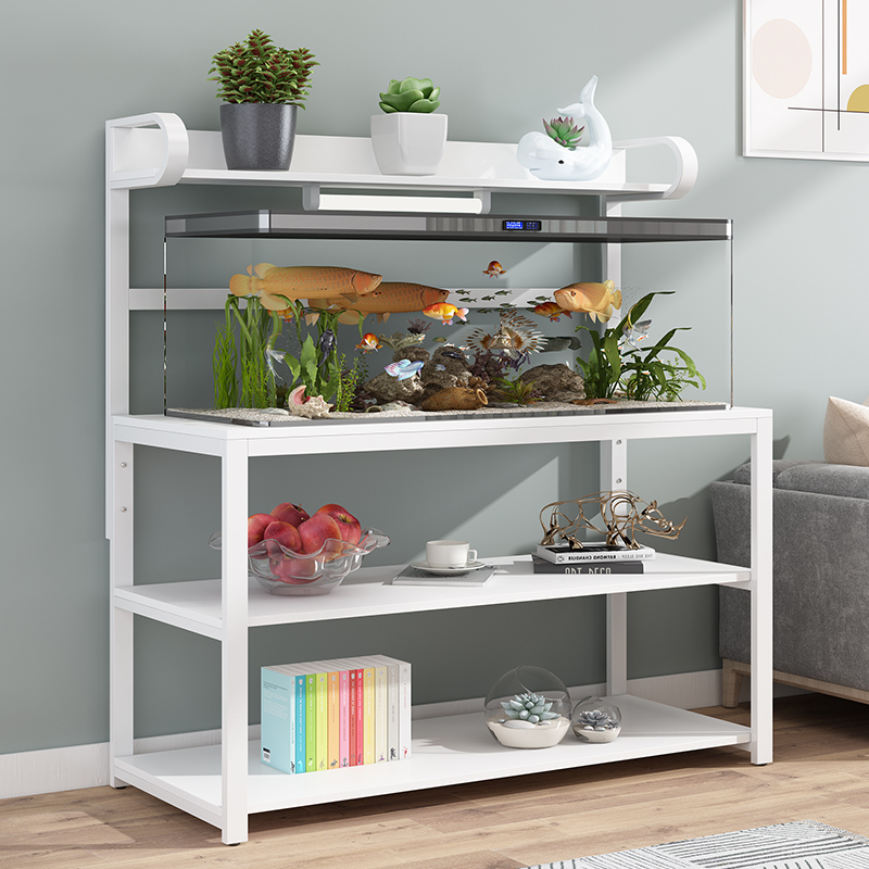 鱼缸架子底座g底柜鱼缸架子金属底架承重柜K客厅鱼缸桌子小型鱼缸