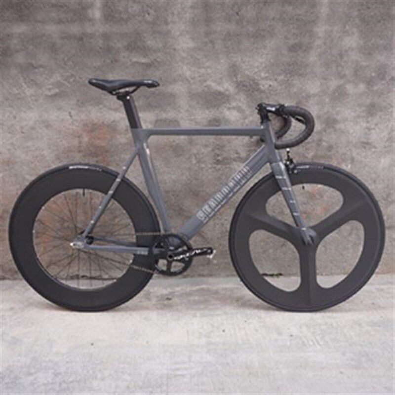 云岸FA03 死飞自行车整车 海啸品牌 场地肌肉Q铝合金车架 锥形前