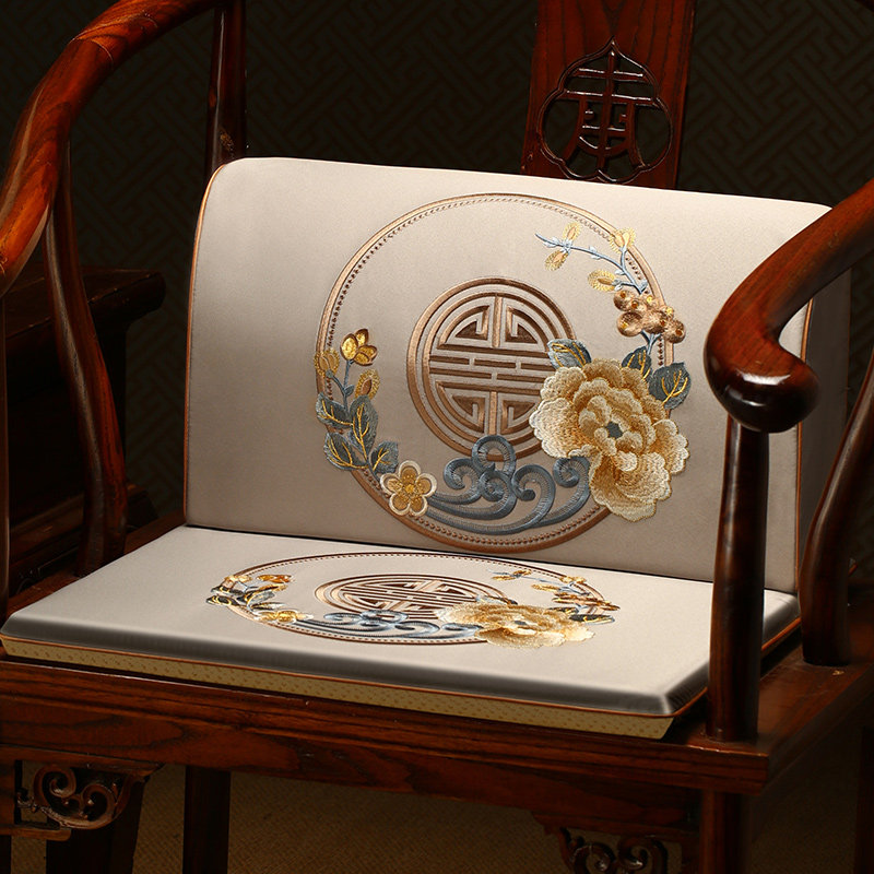 新中式坐垫椅垫j护腰靠背垫一体红木沙J发客厅抱枕座椅护腰枕茶椅,居家布艺,腰靠垫,淘宝优惠券,粉丝福利购,淘宝优惠卷