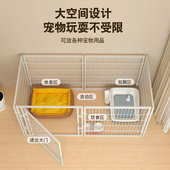 狗围栏室c内宠物栅栏中型犬小型犬家用一室一厅一卫狗窝柯基狗笼