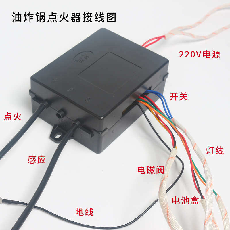 本威油炸锅炸炉油条机炸r饼机机脉冲盒点火器控制器打火器220V电,厨房/烹饪用具,厨房点火器/点火棒,淘宝优惠券,粉丝福利购,淘宝优惠卷