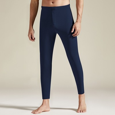 280g双面德绒秋冬新款磨毛保暖内衣男款V领发热秋衣打底男士EC92