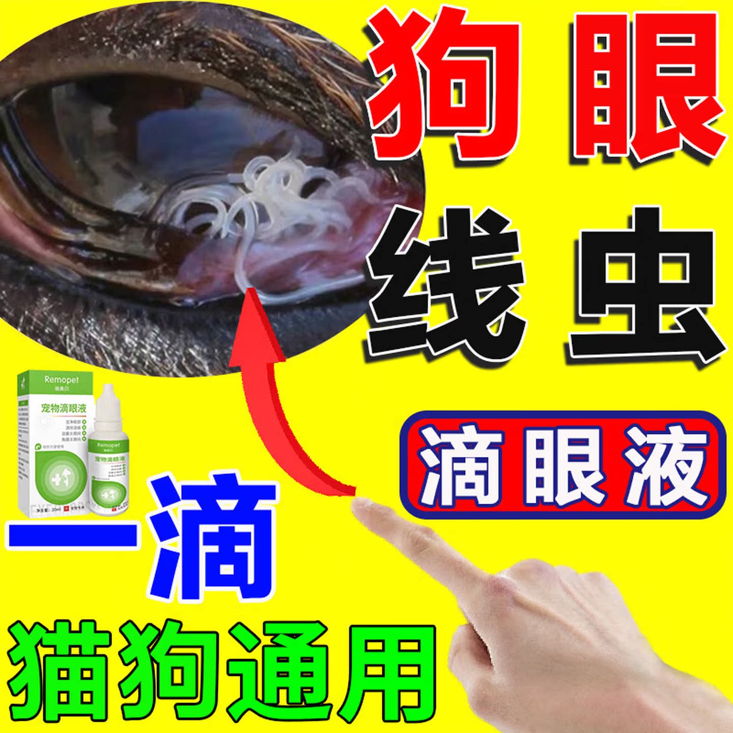 猫猫狗狗眼线虫专用药图片