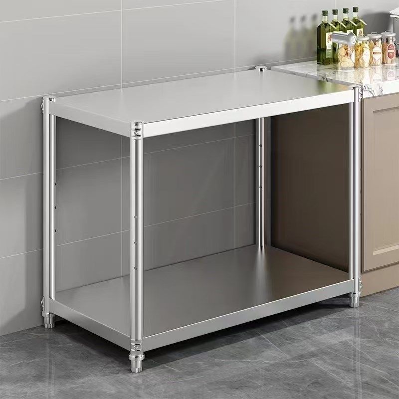 304厨房不锈钢置物架落地微波炉烤箱收纳货架2层加V厚家用储物架,厨房/烹饪用具,微波炉置物架,淘宝优惠券,粉丝福利购,淘宝优惠卷