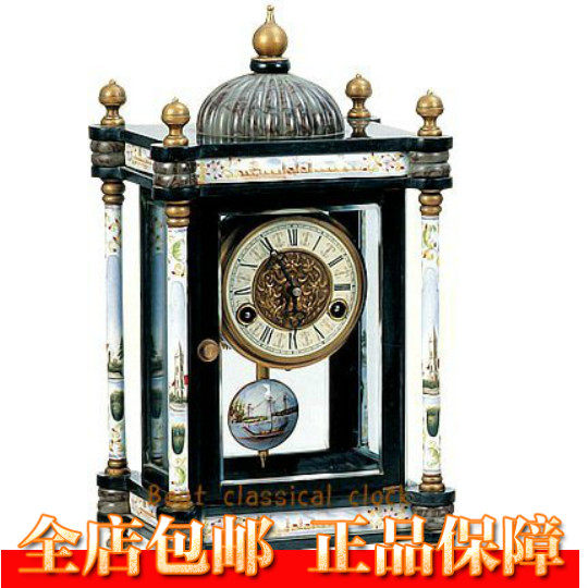 老式工艺机械理石座钟家居装饰样板间摆设软装用V品古董钟苏钟,家居饰品,座钟,淘宝优惠券,粉丝福利购,淘宝优惠卷