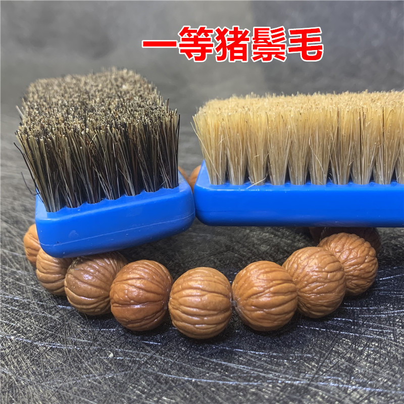 金刚猴头桃核养护清理套装加密硬鬃毛刷纳米文玩抛光打理工具