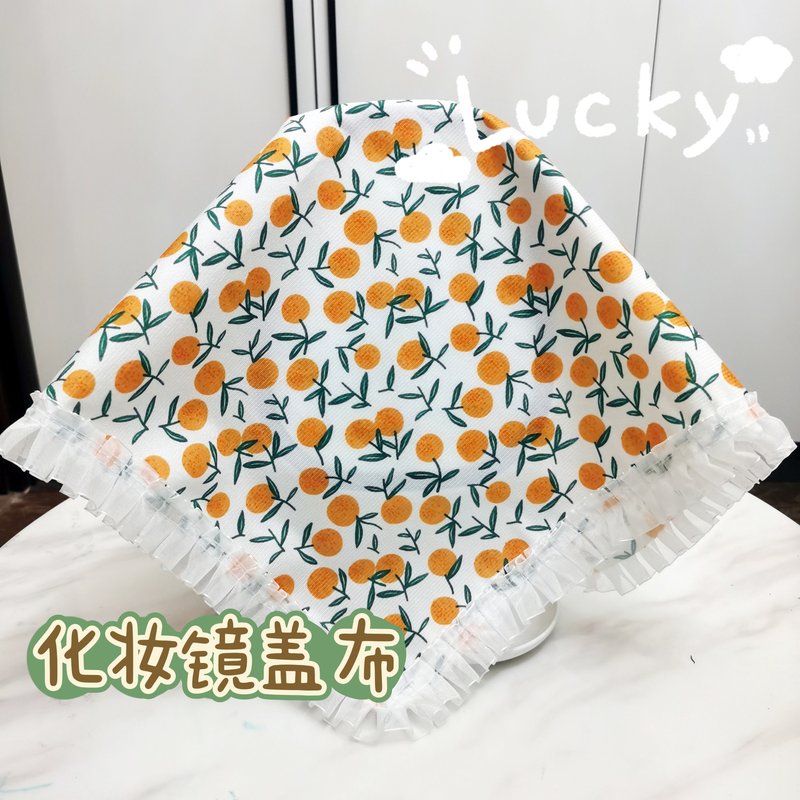 田园少女学生书桌布网红ins布艺碎花格子桌布化妆镜遮盖布装饰布