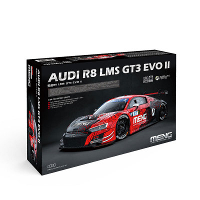 MENG 1/24 奥迪R8 LMS GT3 EVO II 拼装模型 CS-009