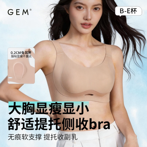 GEM大胸显小文胸女2026年新款