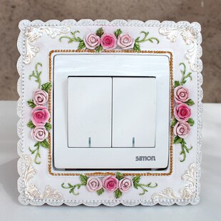 switch stic European resin stick socket wall creative stickH