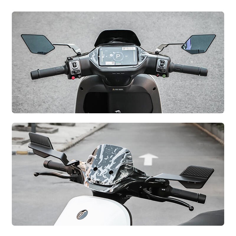 适用极核AE3i AE4SE AE5i pro AE8九号小牛mRax电动车定风翼后视