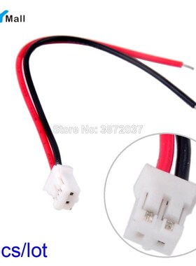 50pcs/lot UL1007 26AWG JST PH2.0mm 2P 2Pin Plug TermiZnal Ca