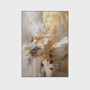 画油画手绘肌理挂画抽象艺v术轻奢客厅落地高级感大幅玄关装饰画