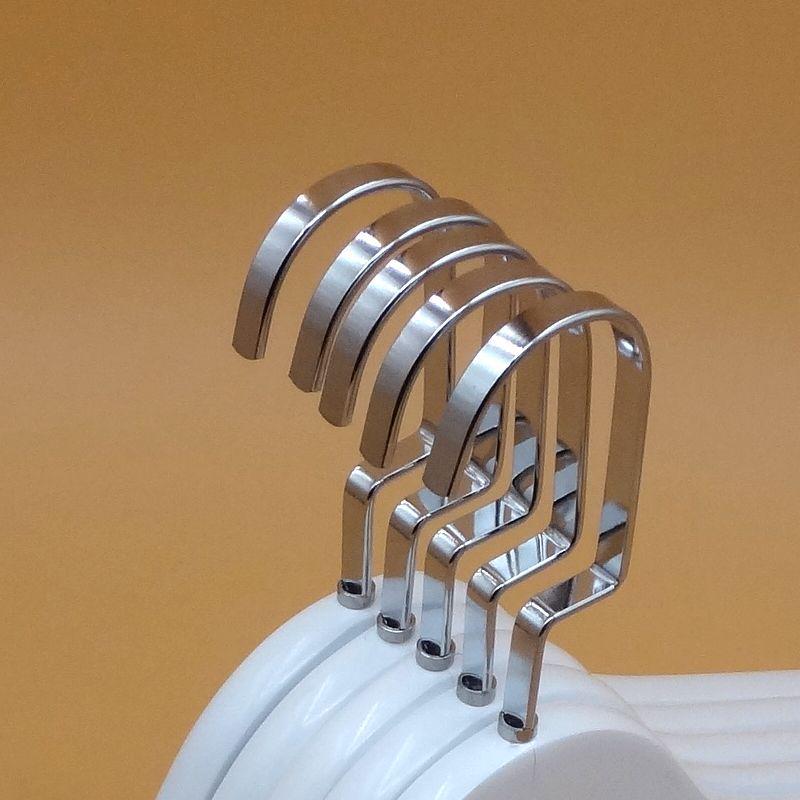 白色实木衣架服装店晾衣架v酒店衣挂衣服架衣撑裤夹木质衣架包邮