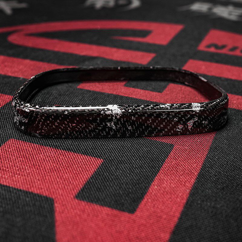 九号电动车E80hC/E100E125/E200P系列仪表壳斜纹银箔碳纤维中控罩