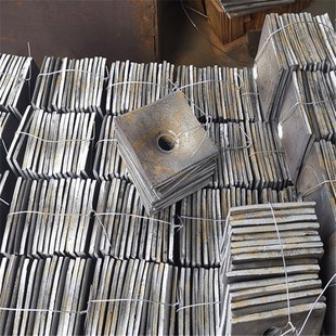 矿用锚杆锚索托g盘 140*140*8锚杆垫板 圆孔锚盘支护设备