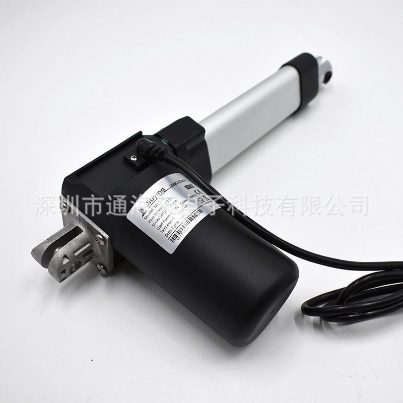 热销推杆电机10-60o0MM行程直流电机电动推杆12V24V伸缩杆升降器