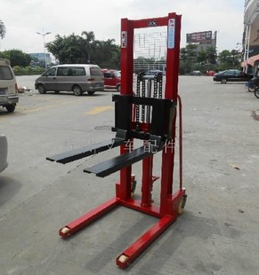 升高车 卸 5吨手动液压升降叉车 2.5 装 堆高车U 牛力