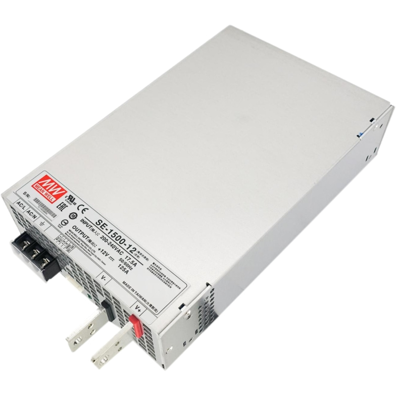 明纬SE-1500W大功率220转24直流27CV电源5/12/15/48V集中供电S工