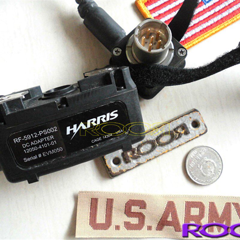 美国 USA 军规 k哈里斯 Harris 5pin 5针 对讲机 供电插头 接头