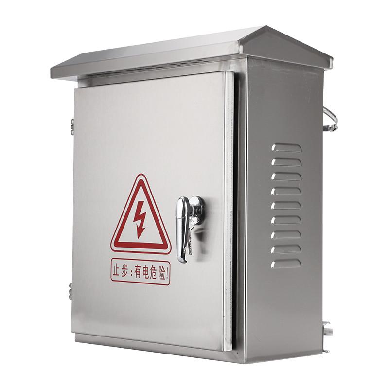 户外304不锈钢k监控箱抱箍箱防雨水配电箱弱电工程设备控制挂杆箱